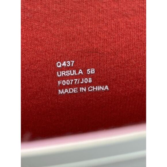 Coach Women's Sz 5B Ursula Rain Boot Rubber White/Red Boots - Picture 3 of 8